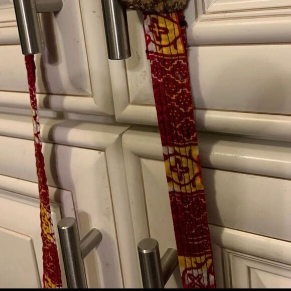 Resurrection Messenger Handbag Beautiful Handbag - Multicolor Red Yellow - Picture 3 of 5